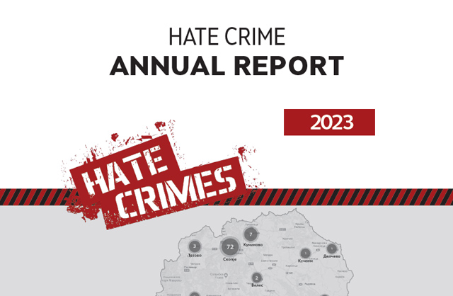 Annual report on hate crimes in 2023